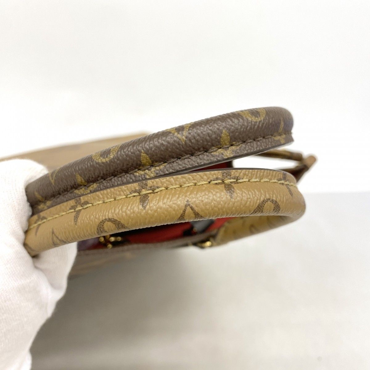 Louis Vuitton Tote Monogram Giant Reverse On The Go GM Brown 2-Way — view 9