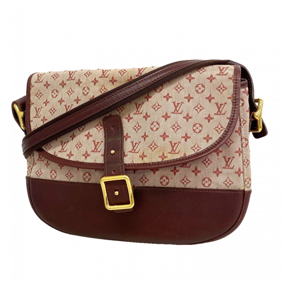 Louis Vuitton Shoulder Bag Monogram Mini Belanger Cerise