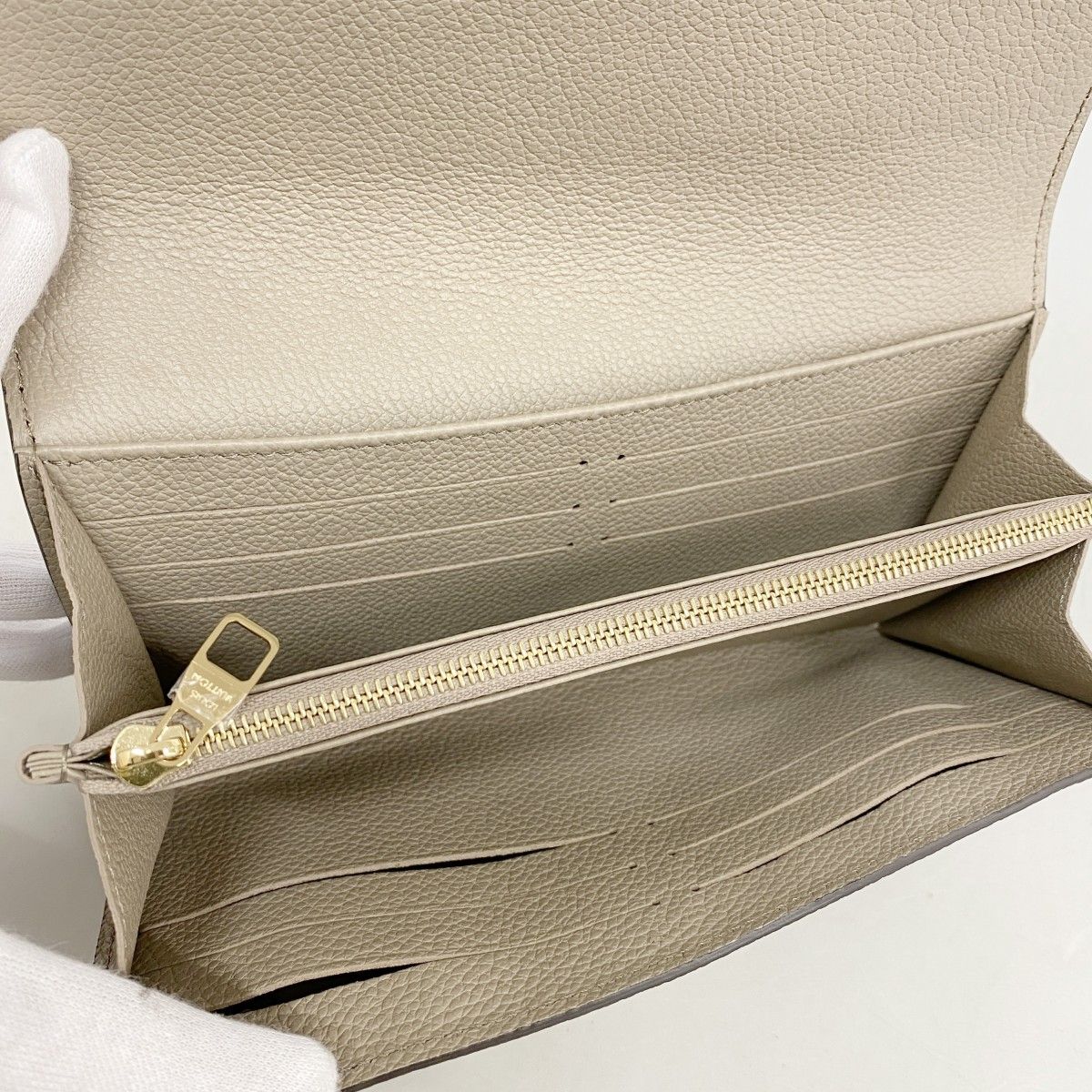 Louis Vuitton Wallet Monogram Empreinte Bicolor Portefeuille Sarah Tourtler — view 3