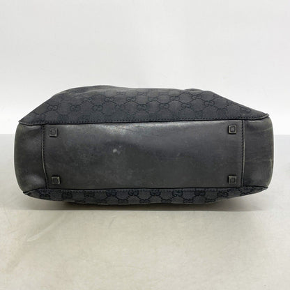 Gucci Tote GG Canvas Black Silver — view 3