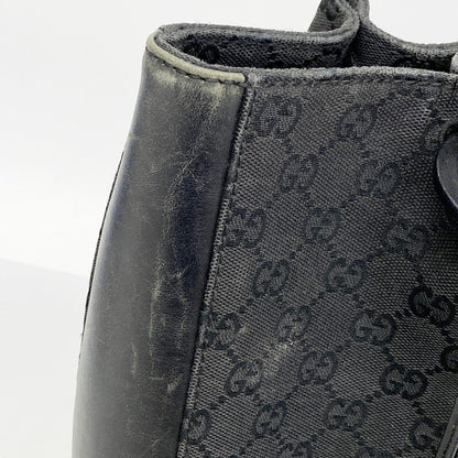 Gucci Tote GG Canvas Black Silver — view 8