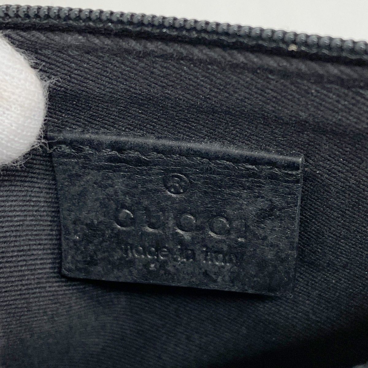 Gucci Tote GG Canvas Black Silver — view 5