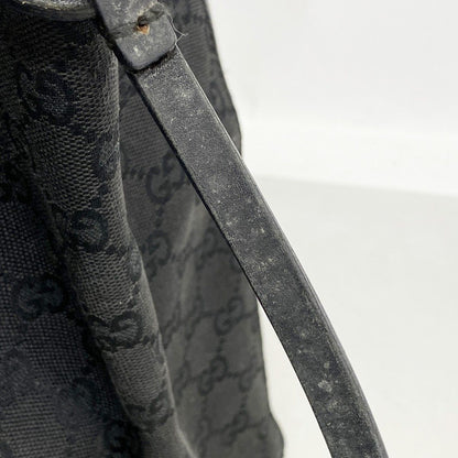 Gucci Tote GG Canvas Black Silver — view 7