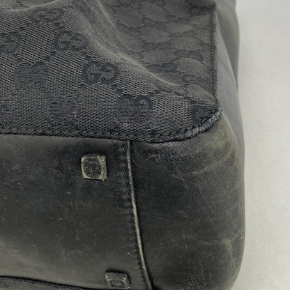 Gucci Tote GG Canvas Black Silver — view 6