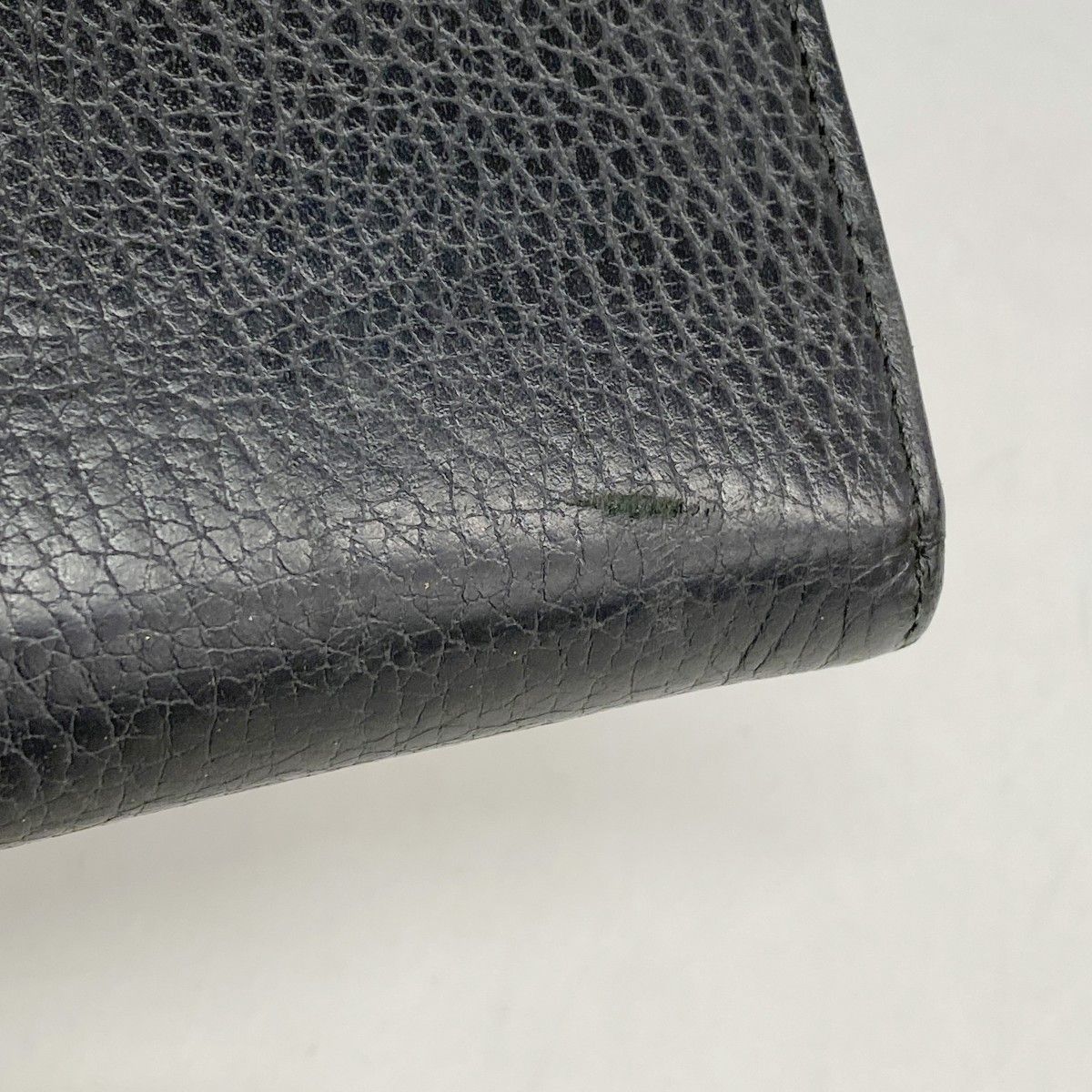 Gucci Wallet GG Marmont Leather Black Gold — view 5