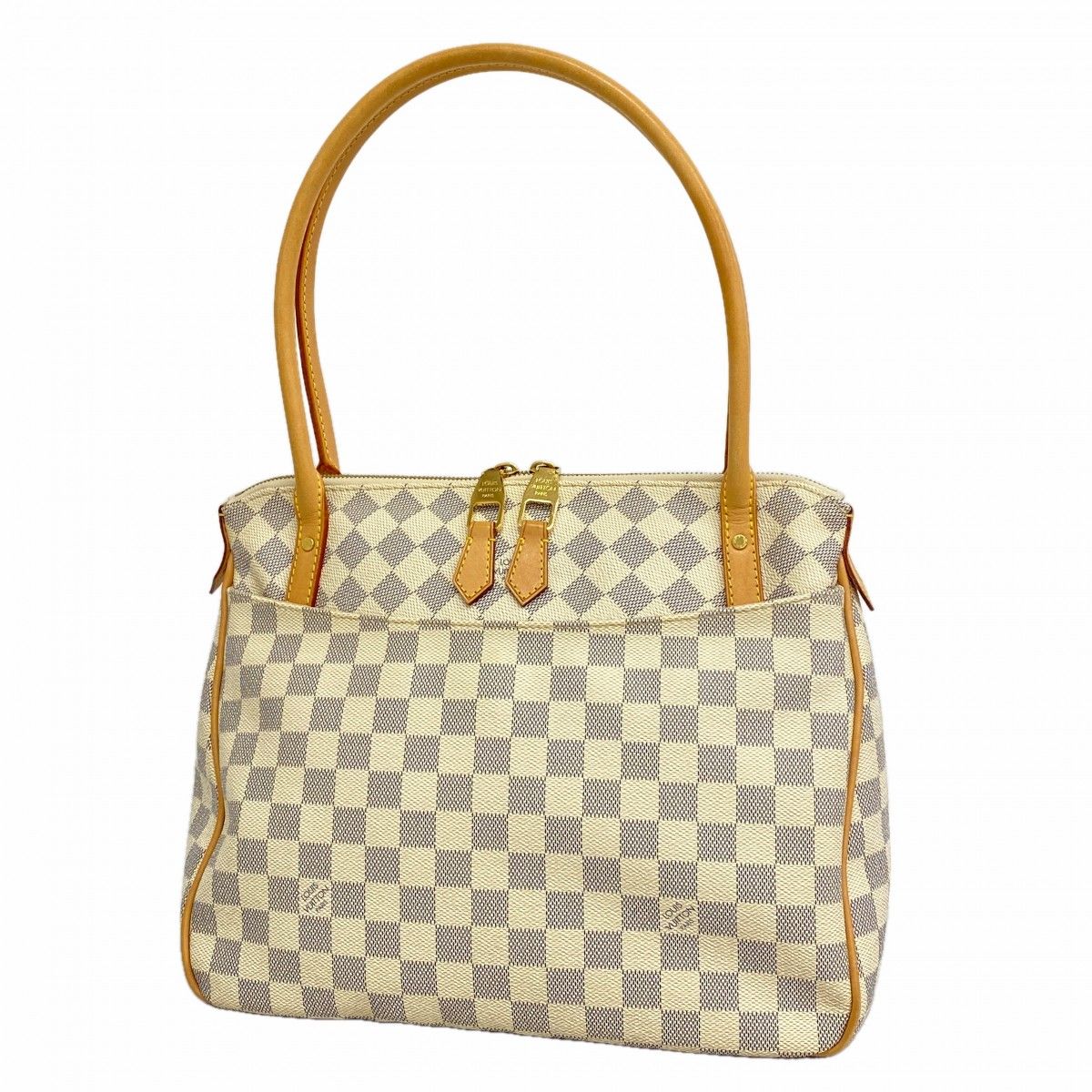 Louis Vuitton Tote Damier Azur Figheri PM White