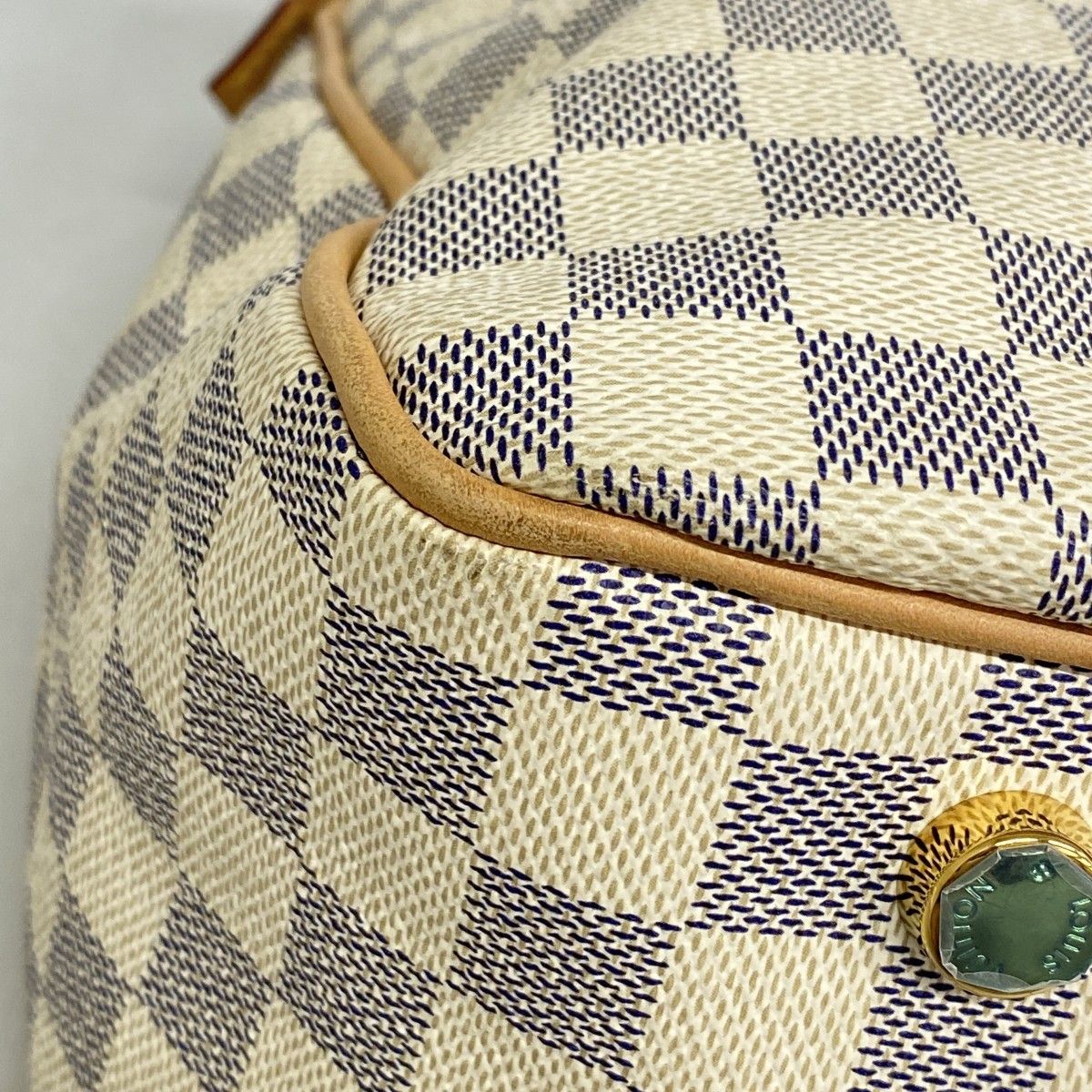Louis Vuitton Tote Damier Azur Figheri PM White — view 6