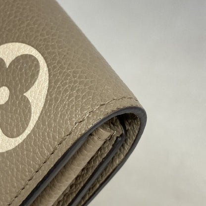 Louis Vuitton Wallet Monogram Empreinte Bicolor Portefeuille Sarah NM Tourterell — view 5