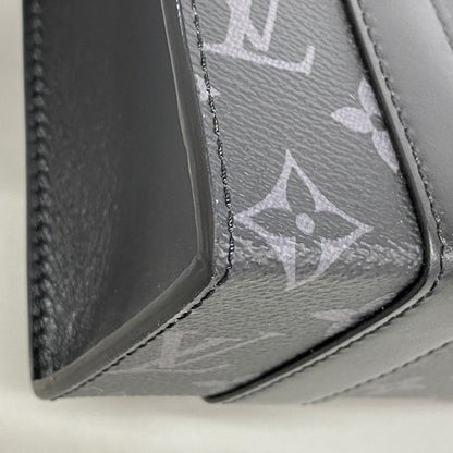 Louis Vuitton Handbag Monogram Eclipse Sac Plat Mini Black — view 6