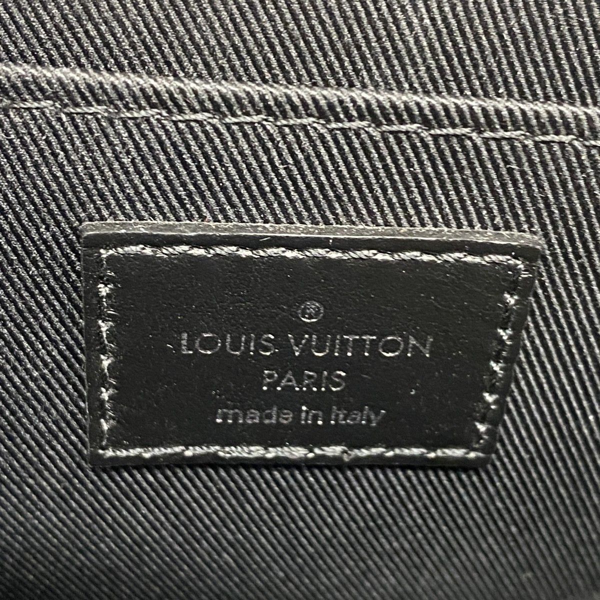 Louis Vuitton Handbag Monogram Eclipse Sac Plat Mini Black — view 5