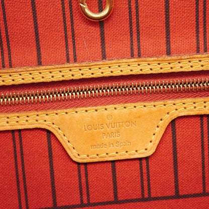 Louis Vuitton Tote Monogram Neverfull Brown Cerise — view 5