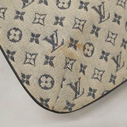 Louis Vuitton Handbag Monogram Mini Francoise Blue 2-Way — view 7