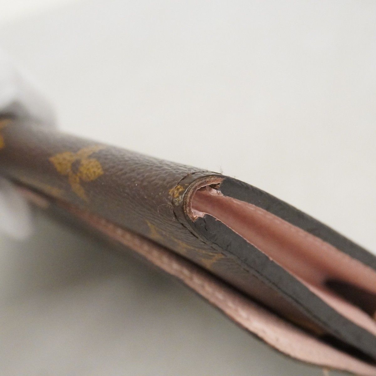 Louis Vuitton Wallet Monogram Portefeuille Emily Brown Rose Velours — view 9