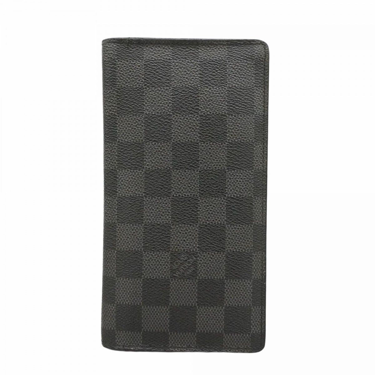 Louis Vuitton Wallet Damier Graphite Portefeuille Brazza Black