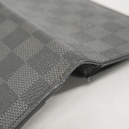 Louis Vuitton Wallet Damier Graphite Portefeuille Brazza Black — view 6