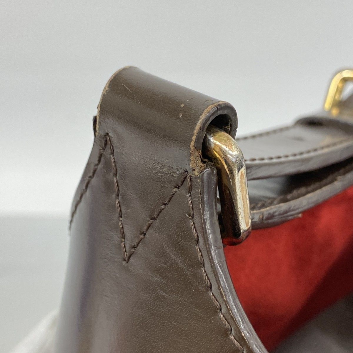 Louis Vuitton Shoulder Bag Damier Regia Ebene — view 9