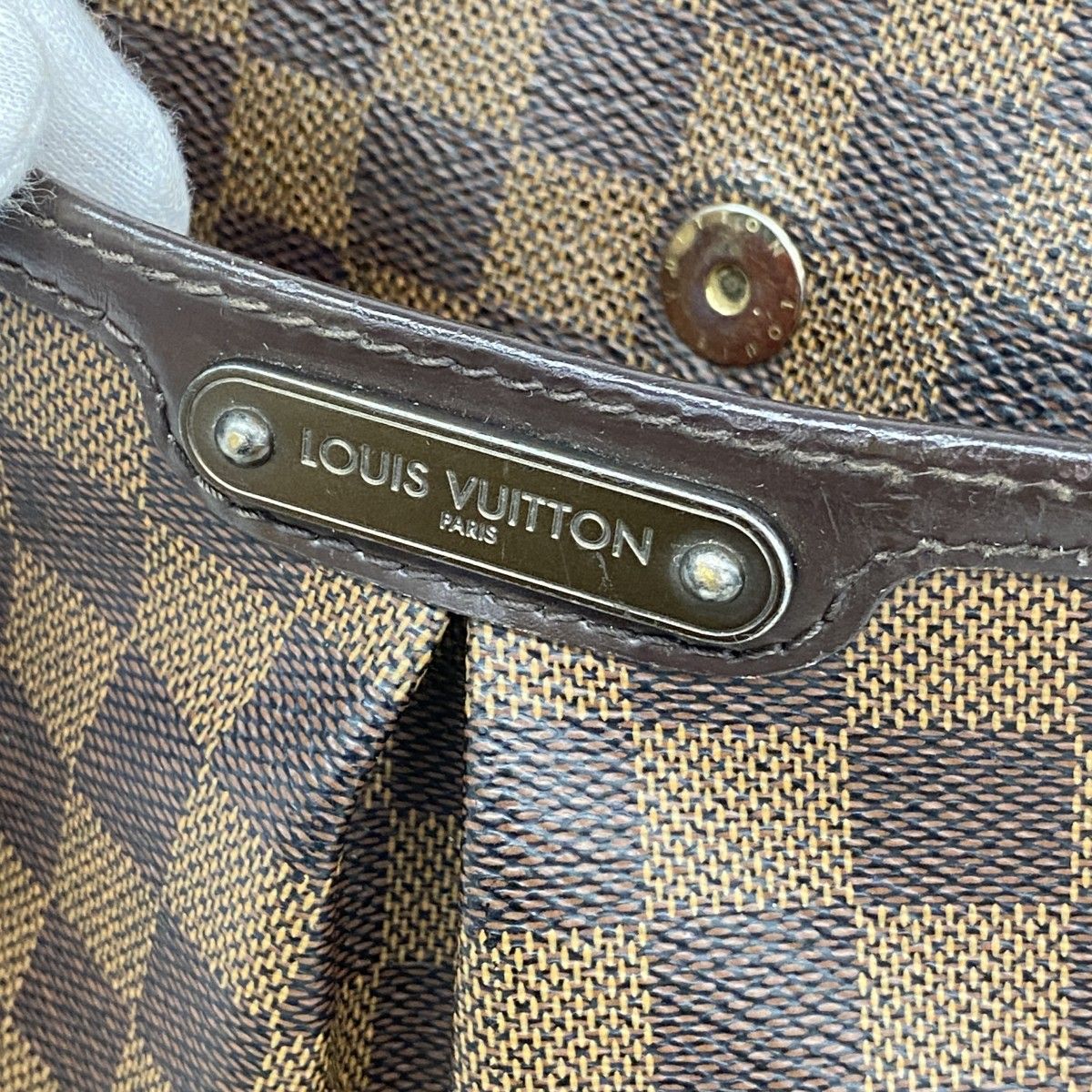 Louis Vuitton Shoulder Bag Damier Blue Msbeli PM Ebene — view 5