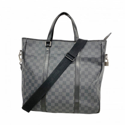 Louis Vuitton Handbag Damier Graphite Tadao Black 2-Way