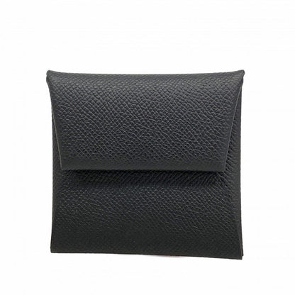 Hermes Coin Case Bastia Veau Epsom Black Silver