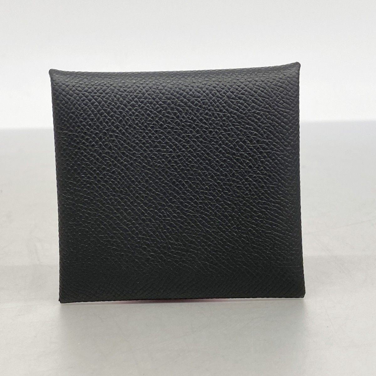 Hermes Coin Case Bastia Veau Epsom Black Silver — view 5
