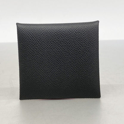 Hermes Coin Case Bastia Veau Epsom Black Silver — view 5