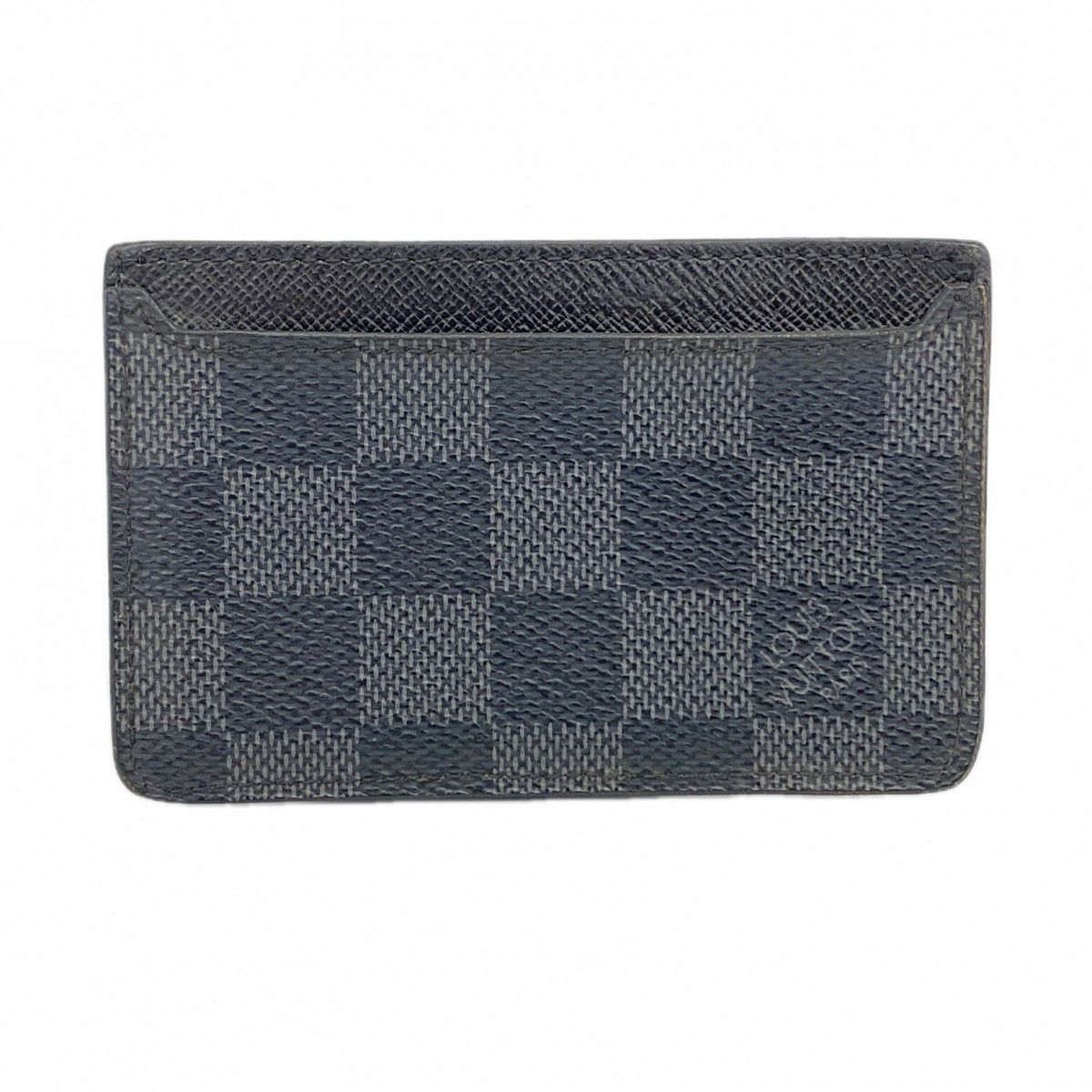 Louis Vuitton Card Case Damier Graphite Neo Holder Black Gray