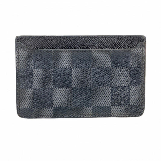 Louis Vuitton Card Case Damier Graphite Neo Holder Black Gray