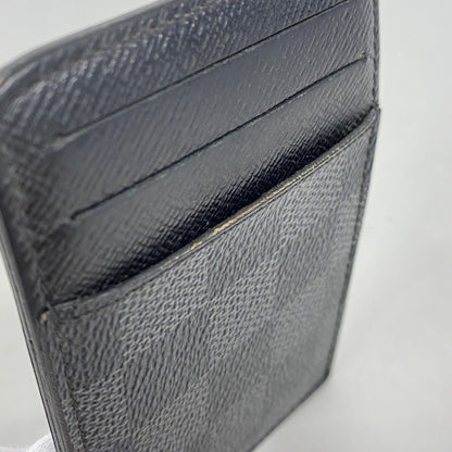 Louis Vuitton Card Case Damier Graphite Neo Holder Black Gray — view 5