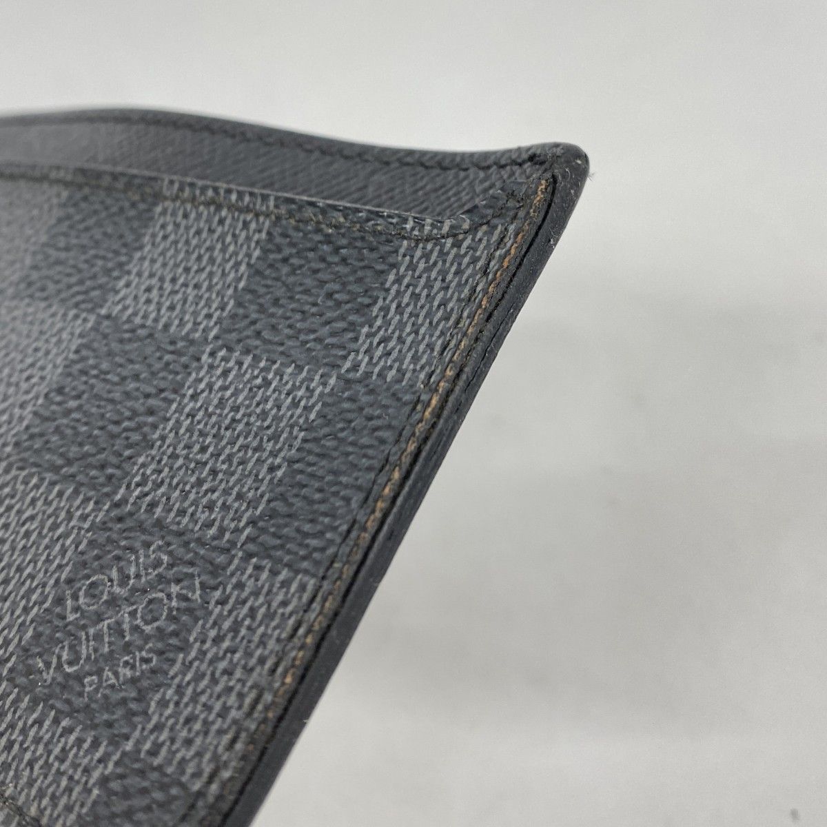 Louis Vuitton Card Case Damier Graphite Neo Holder Black Gray — view 6