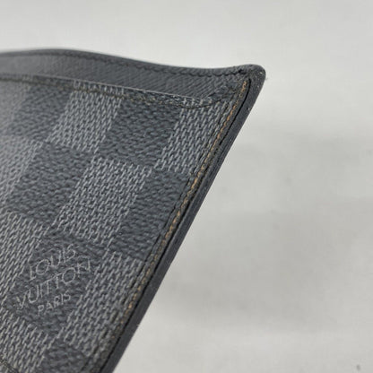 Louis Vuitton Card Case Damier Graphite Neo Holder Black Gray — view 6
