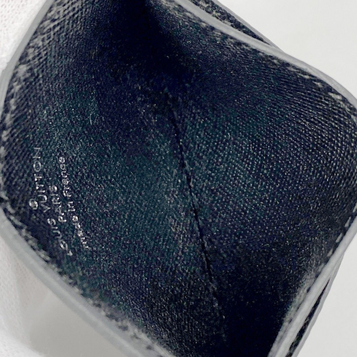 Louis Vuitton Card Case Damier Graphite Neo Holder Black Gray — view 3