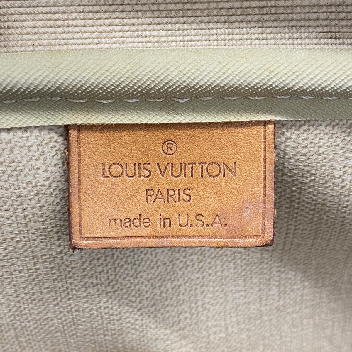 Louis Vuitton Handbag Monogram Deauville Brown — view 5