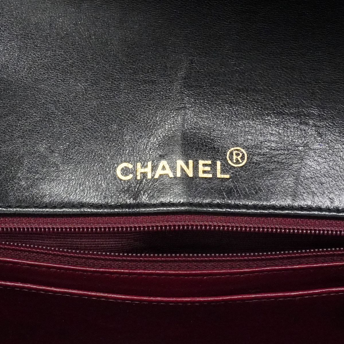 Chanel Shoulder Bag Diana Lambskin Black Gold — view 5