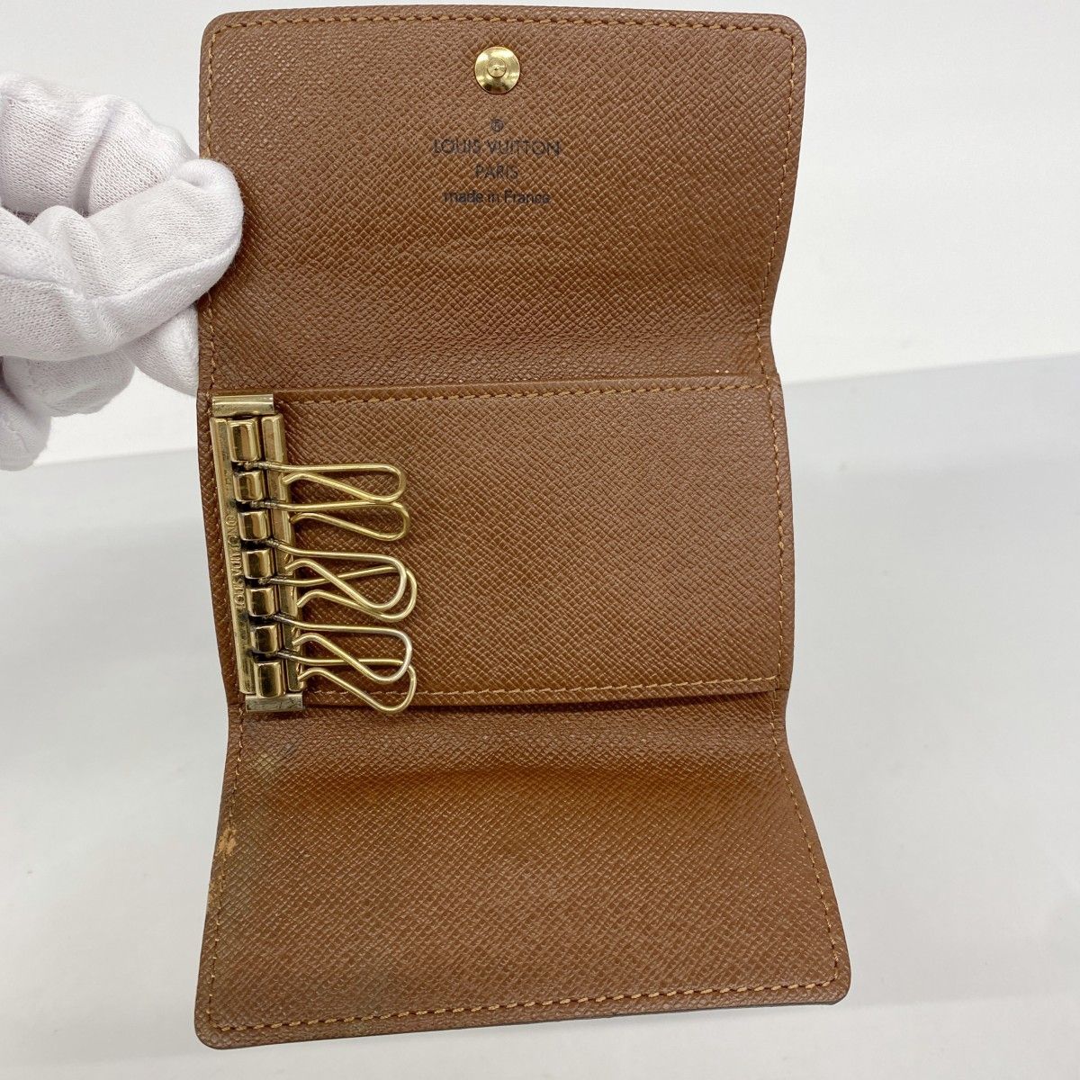 Louis Vuitton Key Case Monogram Multicles 6 Brown Key Holder — view 3