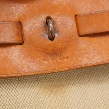 Hermes Handbag Toile Ash Natural Silver 2-Way — view 5