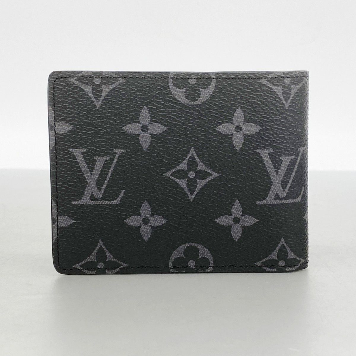 Louis Vuitton Billfold Monogram Eclipse Portefeuille Calf Black Wallet — view 7