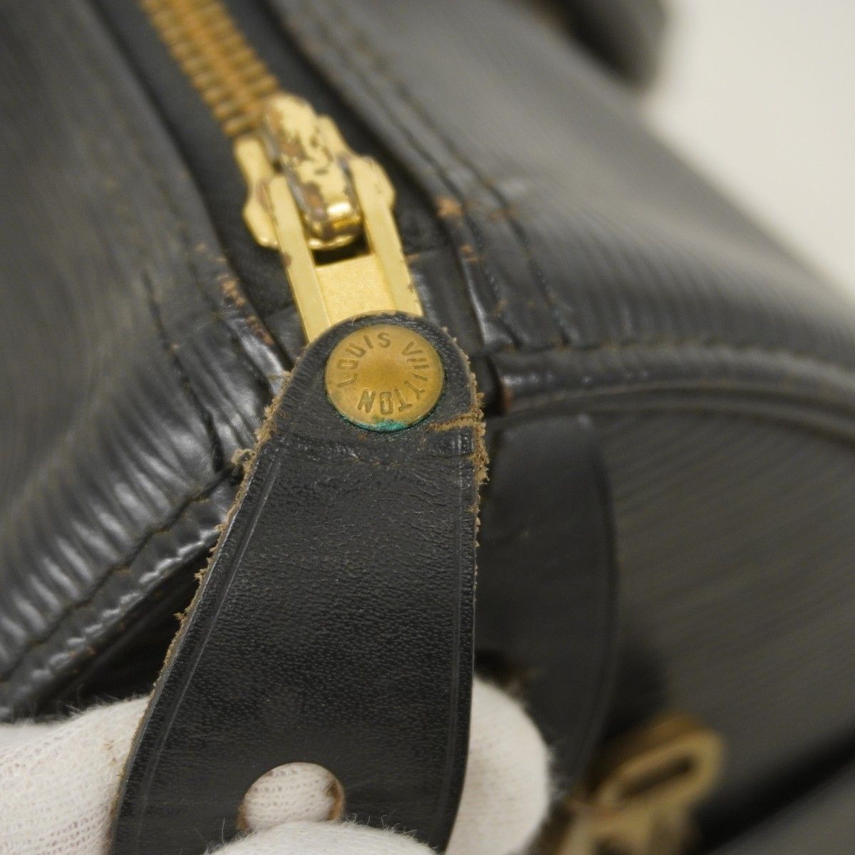 Louis Vuitton Handbag Epi Speedy 25 Noir — view 6