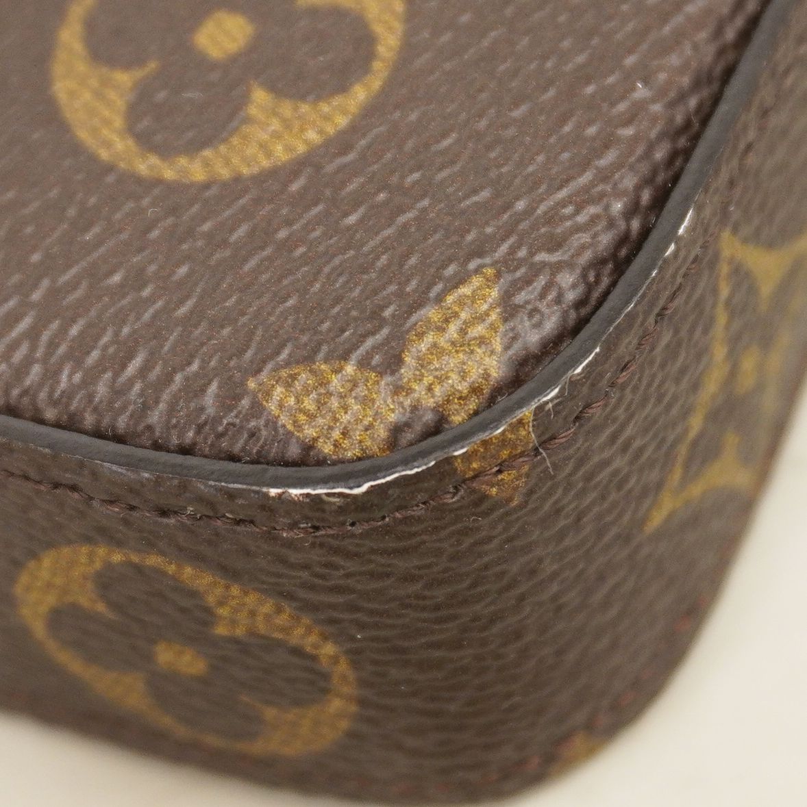 Louis Vuitton Shoulder Wallet Monogram Lovelock Pochette Felicie Brown — view 8