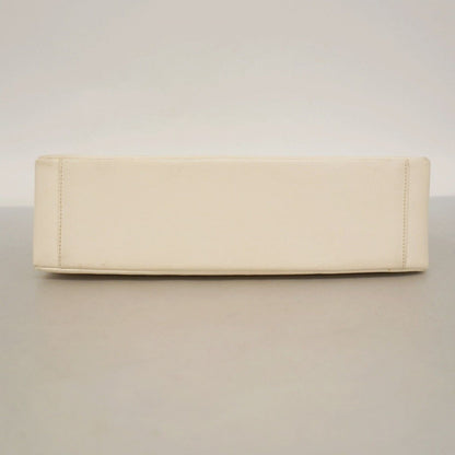 Chanel Handbag Quilted Lambskin White Gold 2-Way — view 3