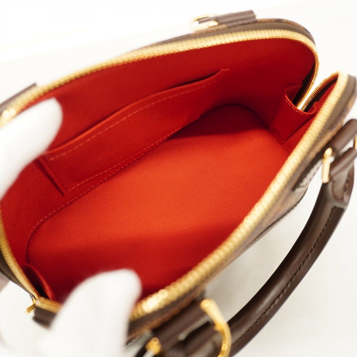 Louis Vuitton Handbag Damier Alma BB Ebene 2-Way — view 4
