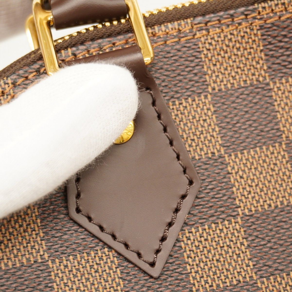 Louis Vuitton Handbag Damier Alma BB Ebene 2-Way — view 9