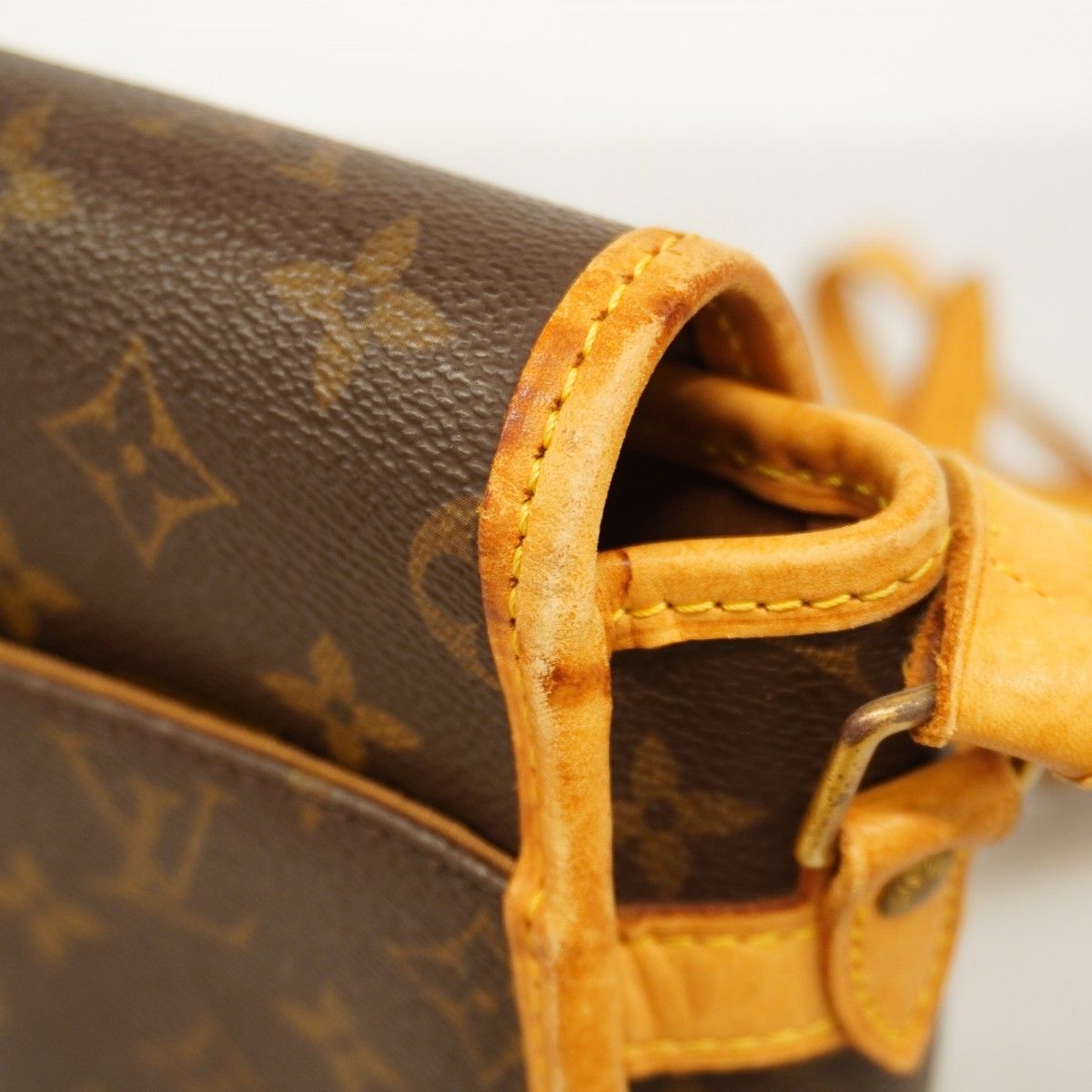 Louis Vuitton Shoulder Bag Monogram Sologne Brown — view 7