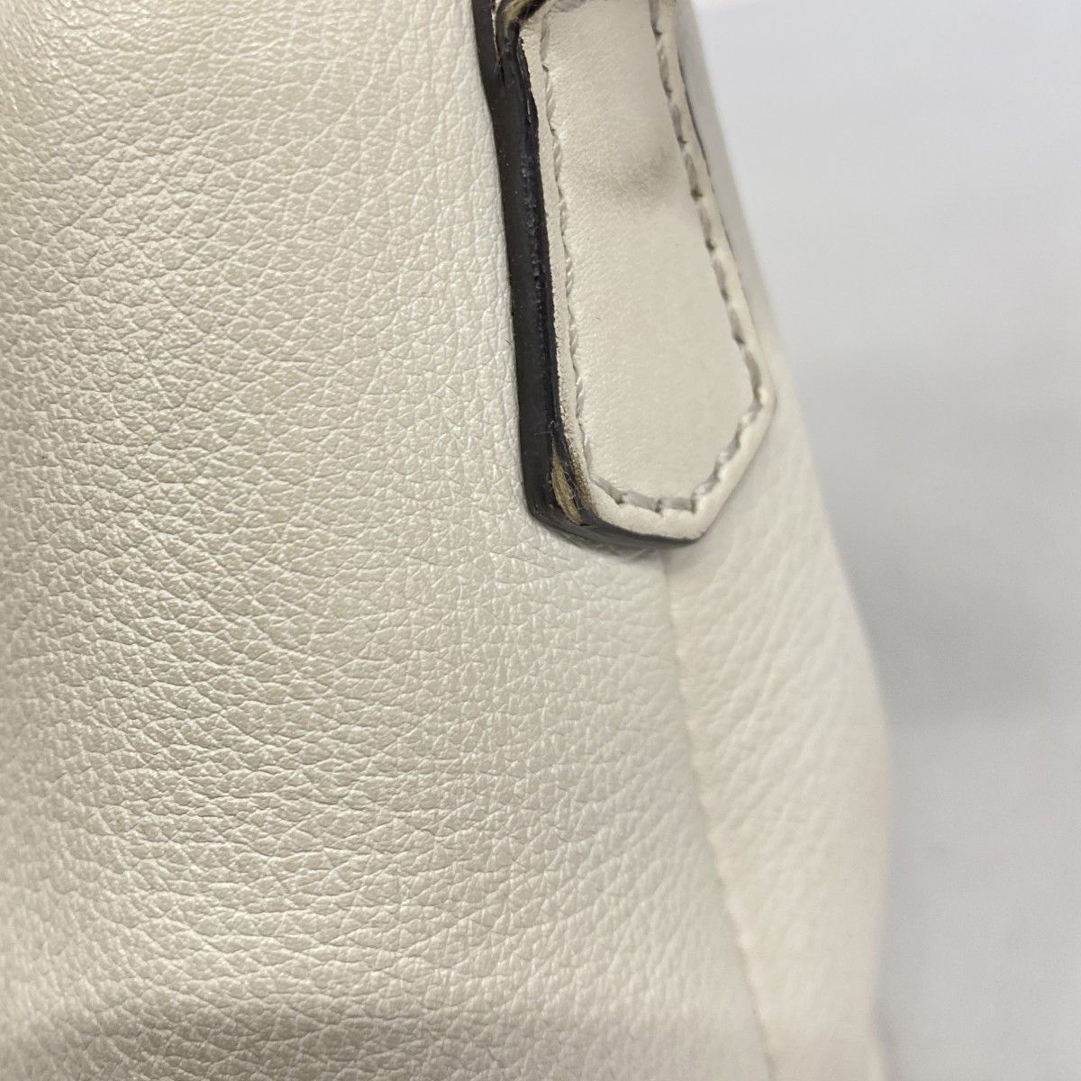 Fendi Handbag by the Way Leather Ivory Silver 2-Way — view 9