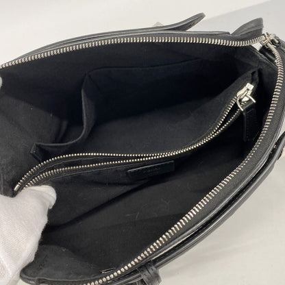 Fendi Handbag by the Way Leather Black Silver 2-Way — view 4
