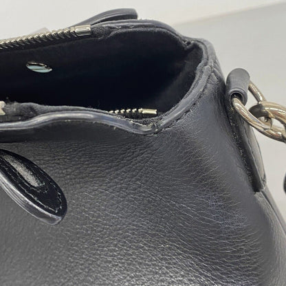 Fendi Handbag by the Way Leather Black Silver 2-Way — view 6