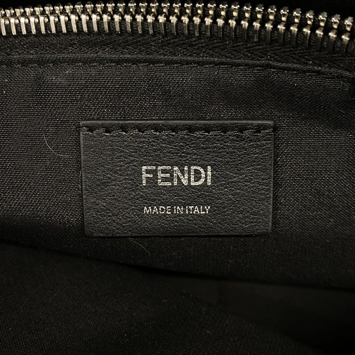 Fendi Handbag by the Way Leather Black Silver 2-Way — view 5