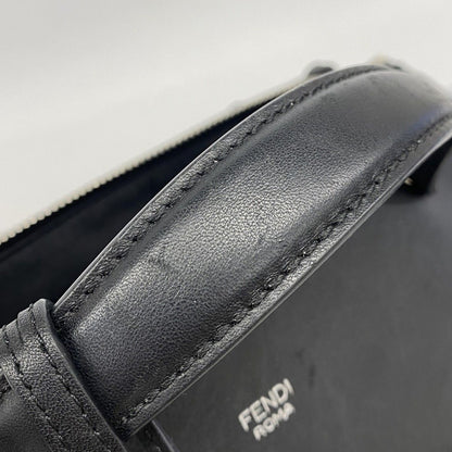 Fendi Handbag by the Way Leather Black Silver 2-Way — view 8