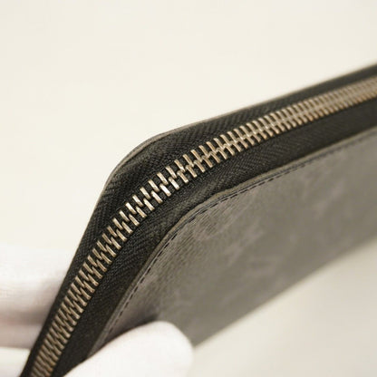 Louis Vuitton Wallet Monogram Eclipse Zippy Vertical Black — view 6