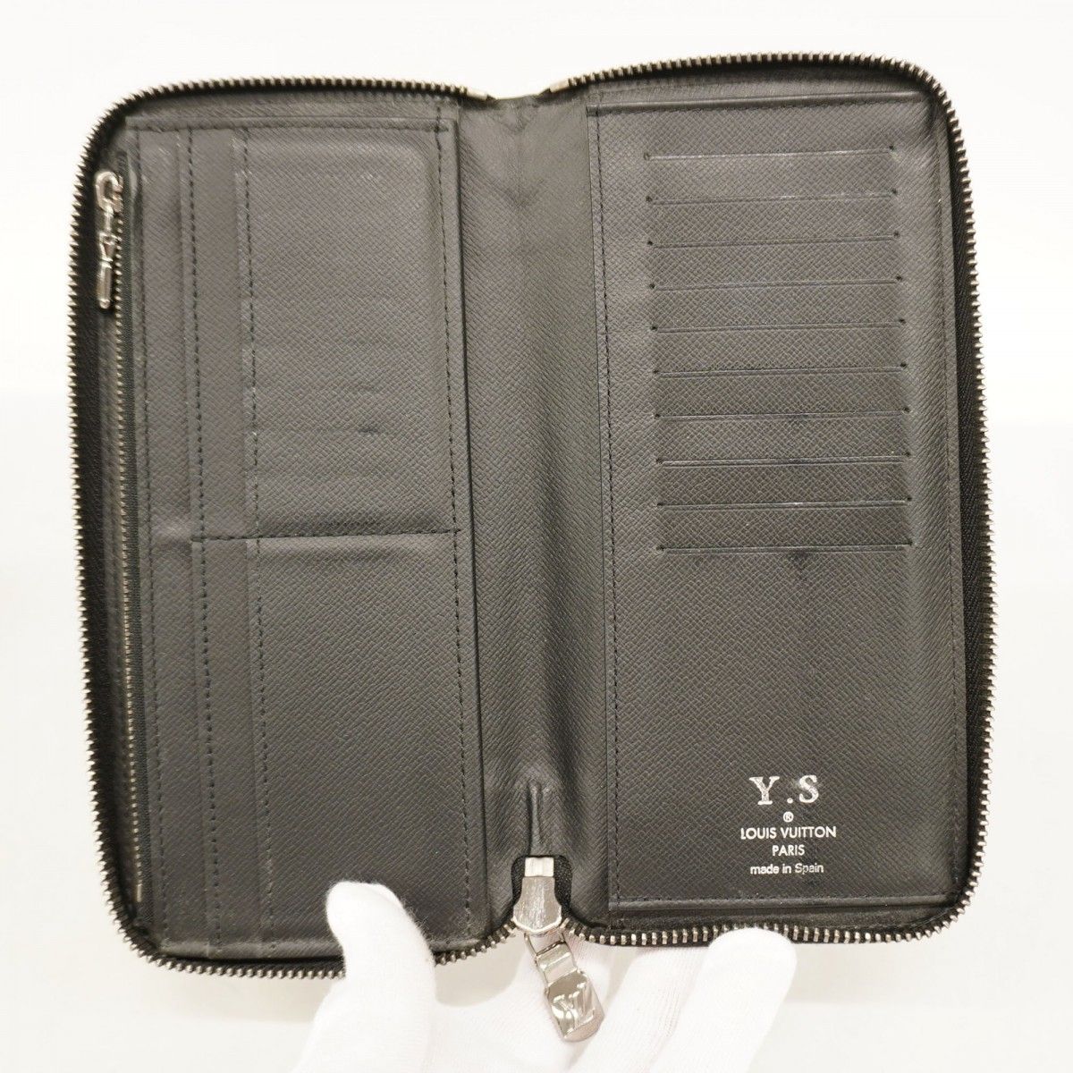 Louis Vuitton Wallet Monogram Eclipse Zippy Vertical Black — view 4