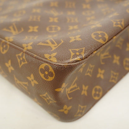 Louis Vuitton Shoulder Bag Monogram Looping GM Brown — view 6